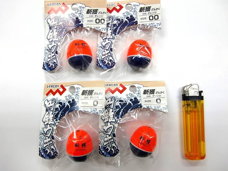 Amazon.co.jp: 円錐ウキ 斬獲00,0 4個セット : スポーツ＆アウトドア